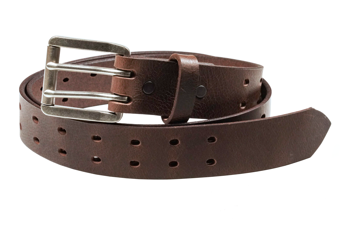 Rebel - 1.5" Retro Double Prong Smooth Work Belt